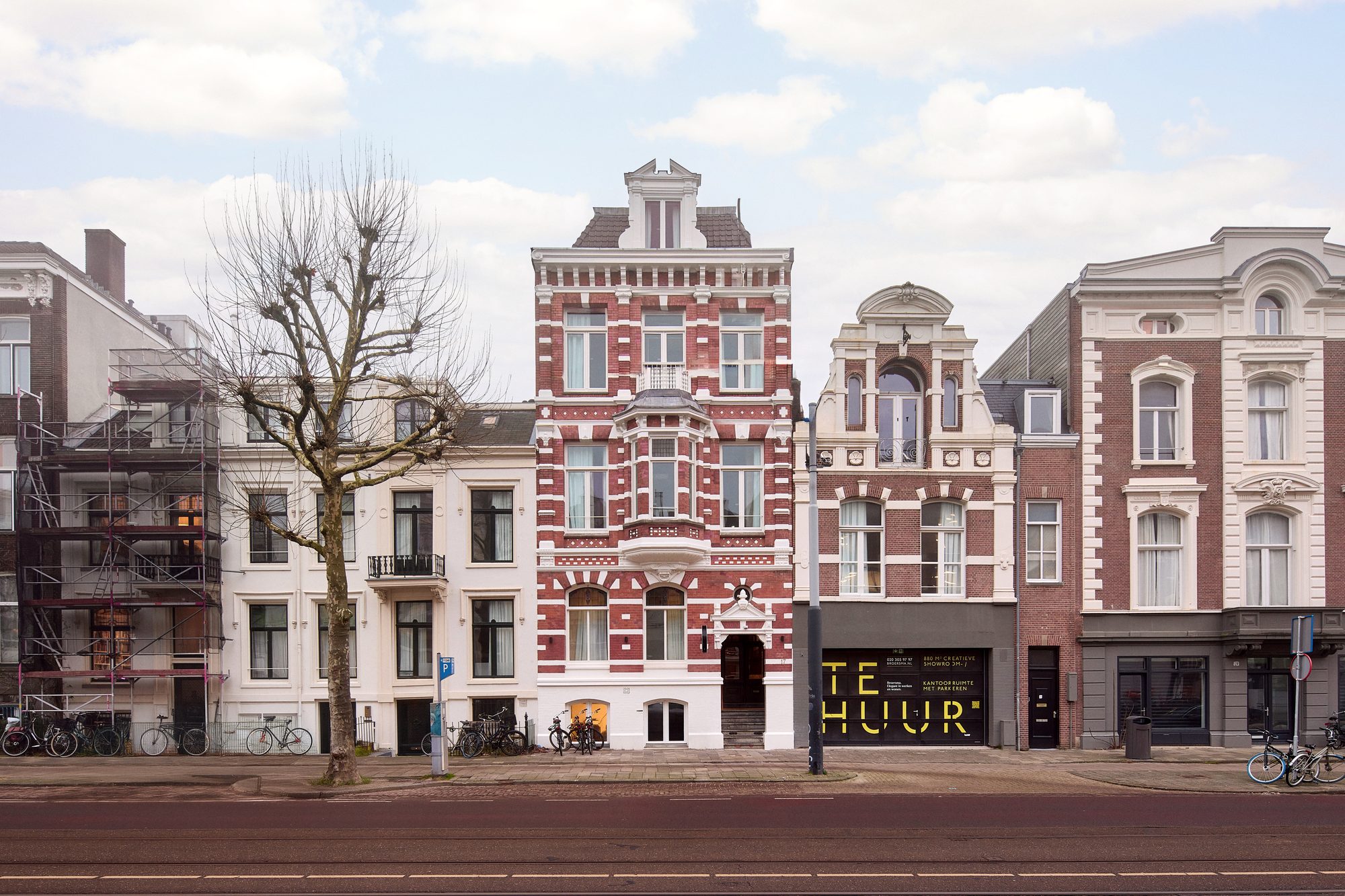 The Elephant Hostel Amsterdam — heritage facade.